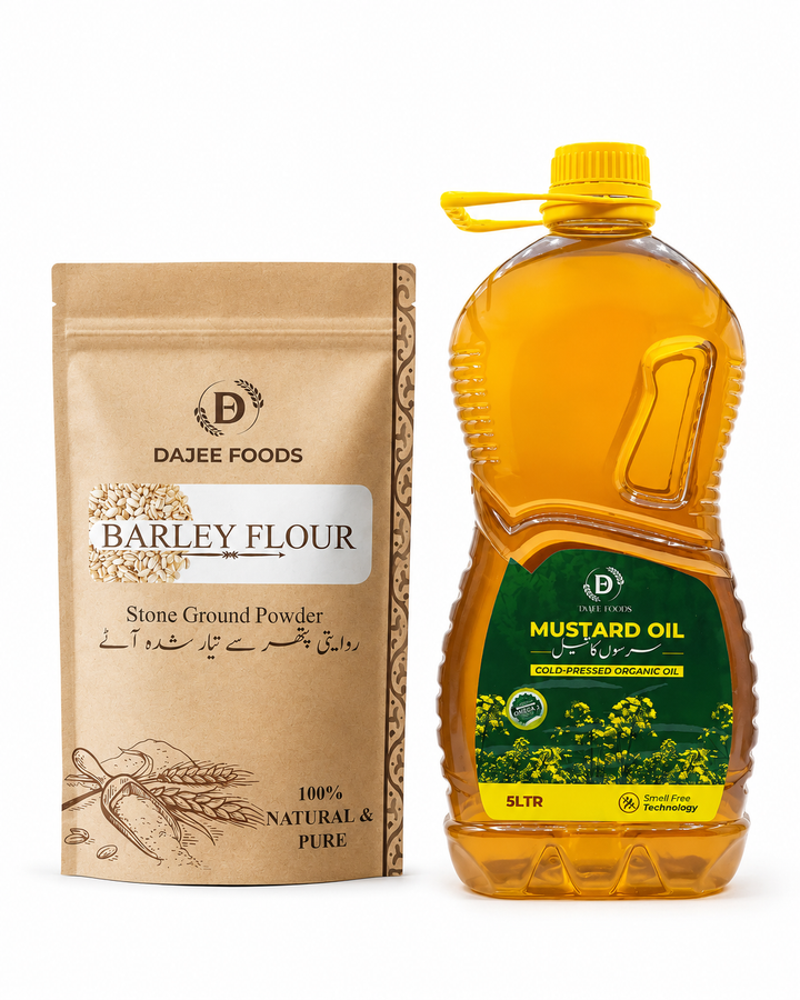 Mustard Oil (5 L) + Barley Flour (1 kg)