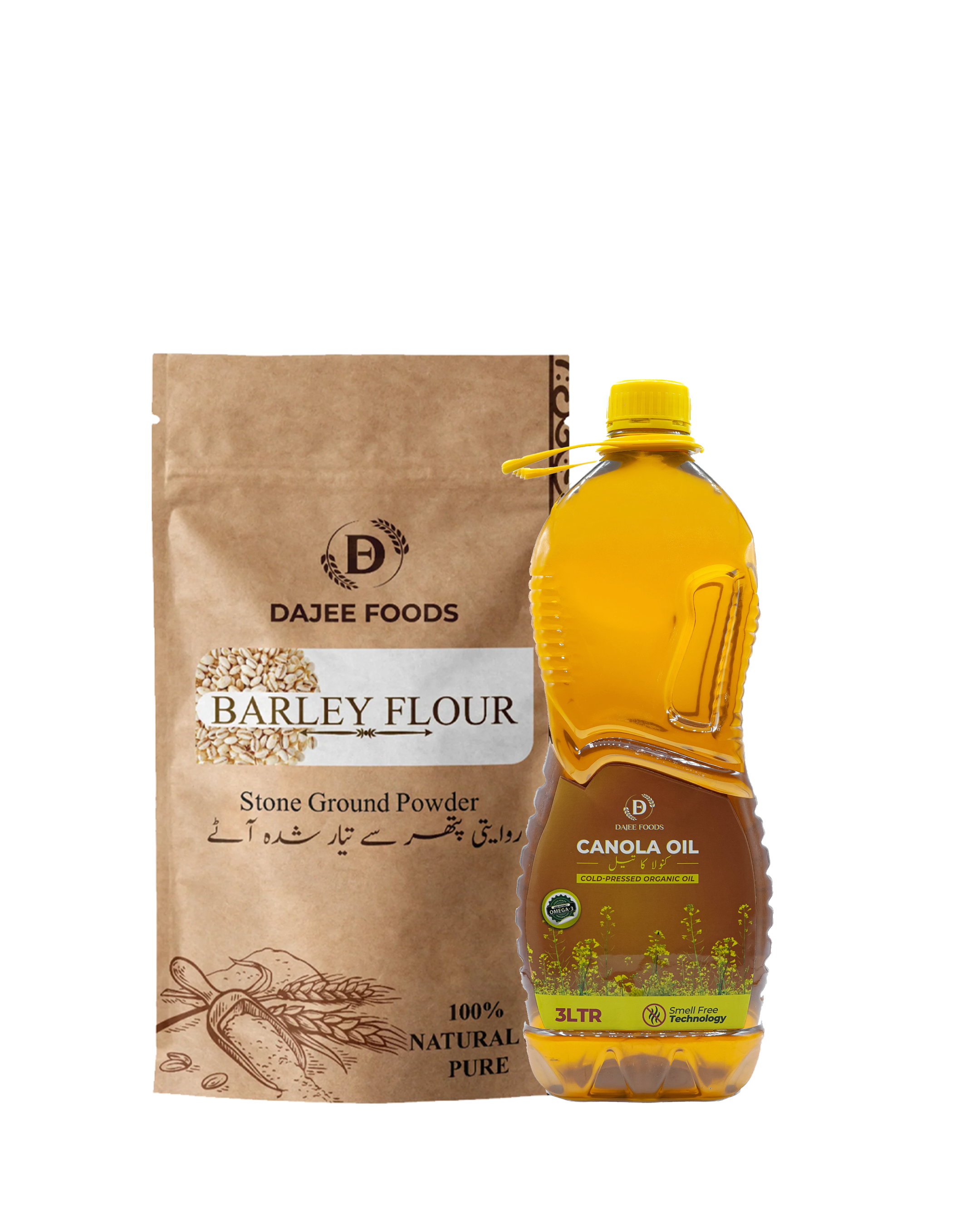Barley Flour (1 kg) + Canola Oil (3 L)