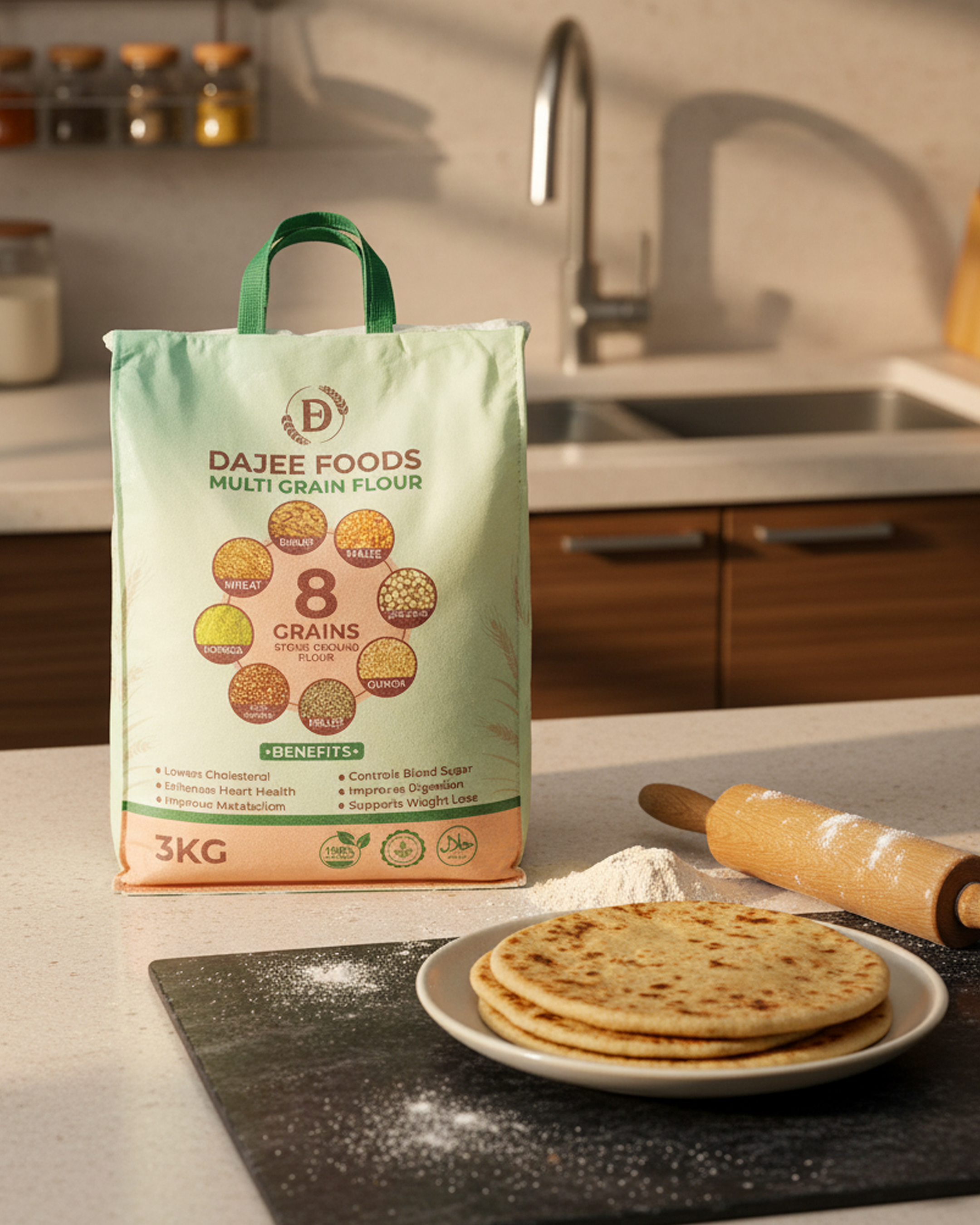 Multigrain Flour | 100% Natural, Stone-Ground & Whole Grain