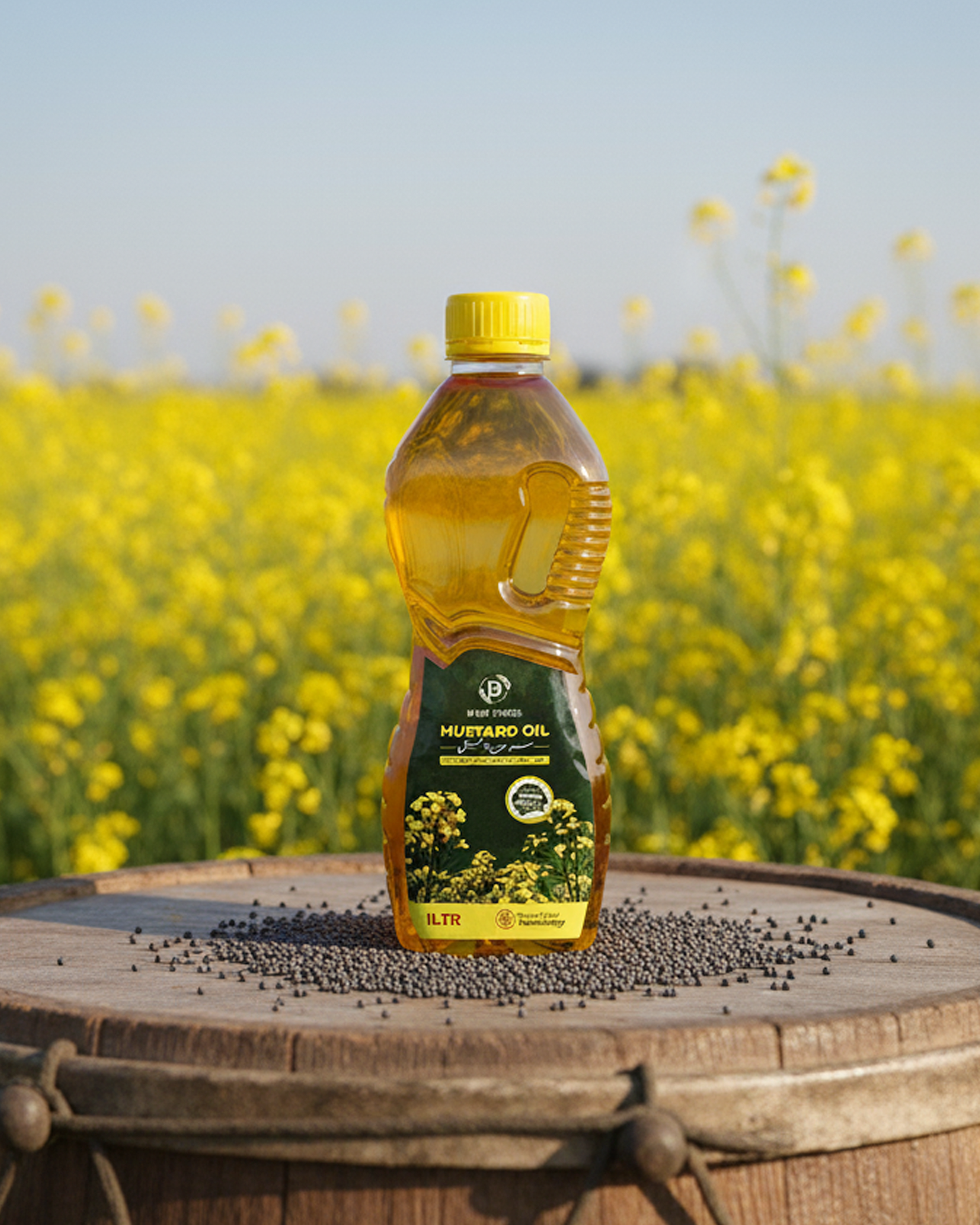 Mustard (سرسوں) Oil | 100% Pure, Cold-Pressed & Unrefined