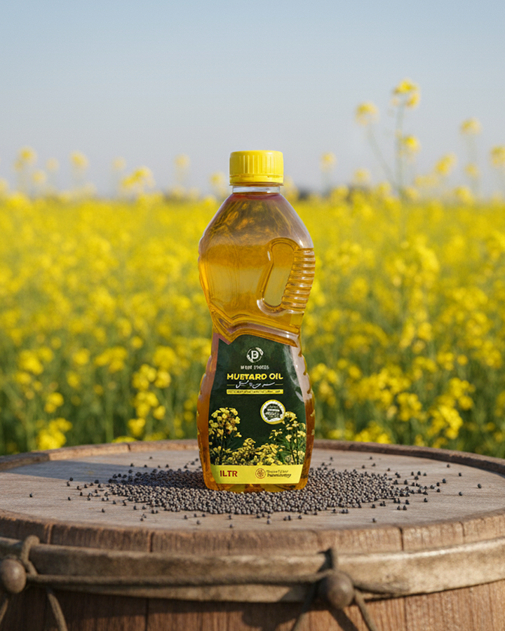 Mustard (سرسوں) Oil | 100% Pure, Cold-Pressed & Unrefined
