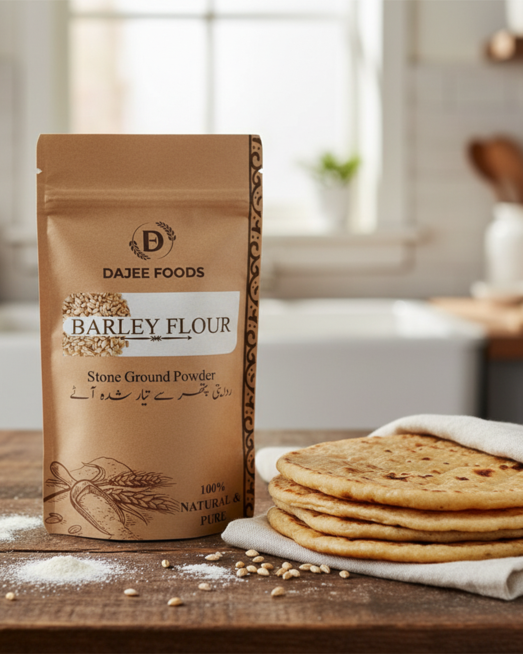 Barley Flour (جَو) | 100% Natural, Stone-Ground & Whole Grain