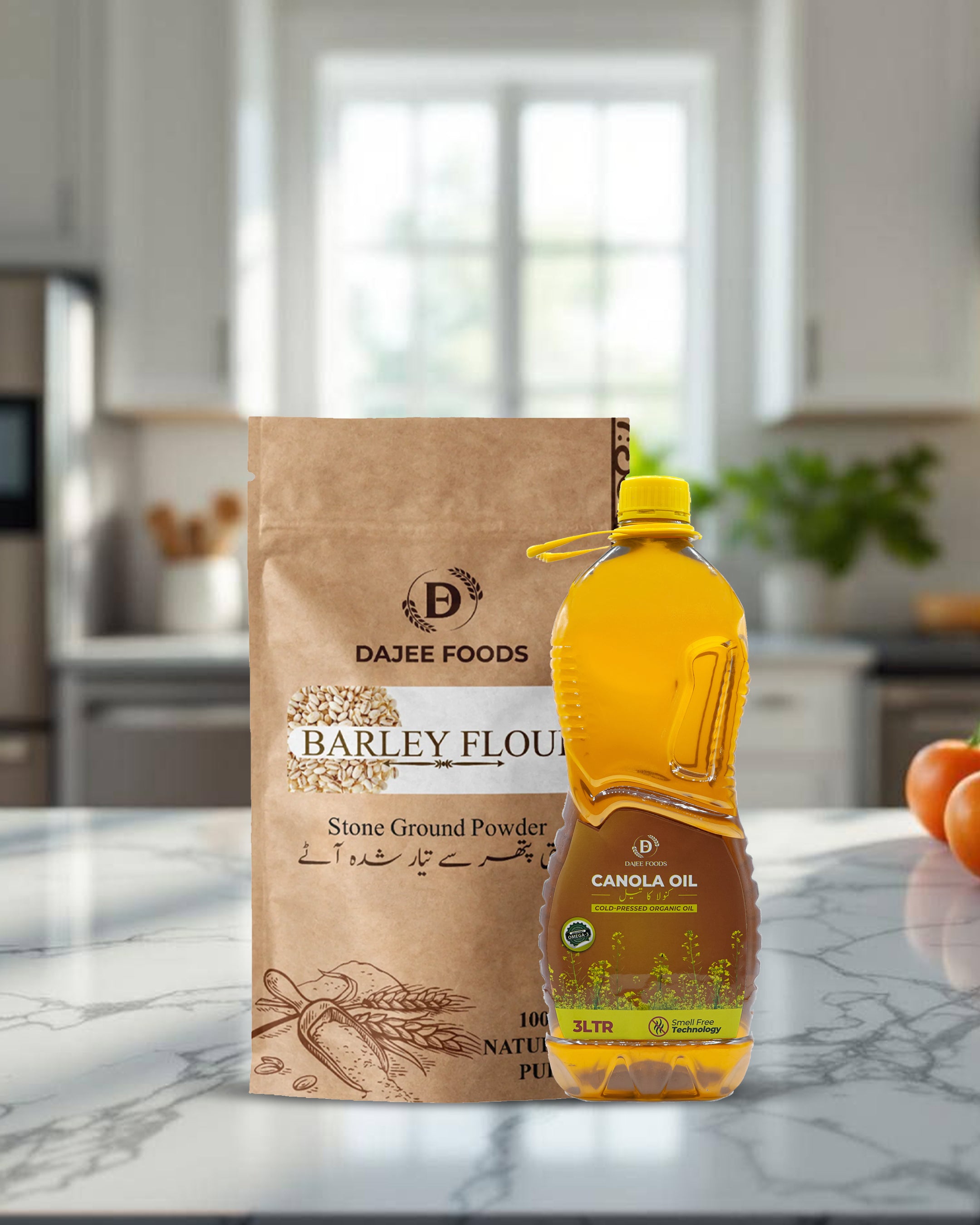 Barley Flour (1 kg) + Canola Oil (3 L)