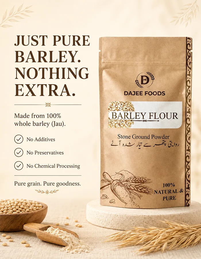 Barley Flour (جَو) | 100% Natural, Stone-Ground & Whole Grain
