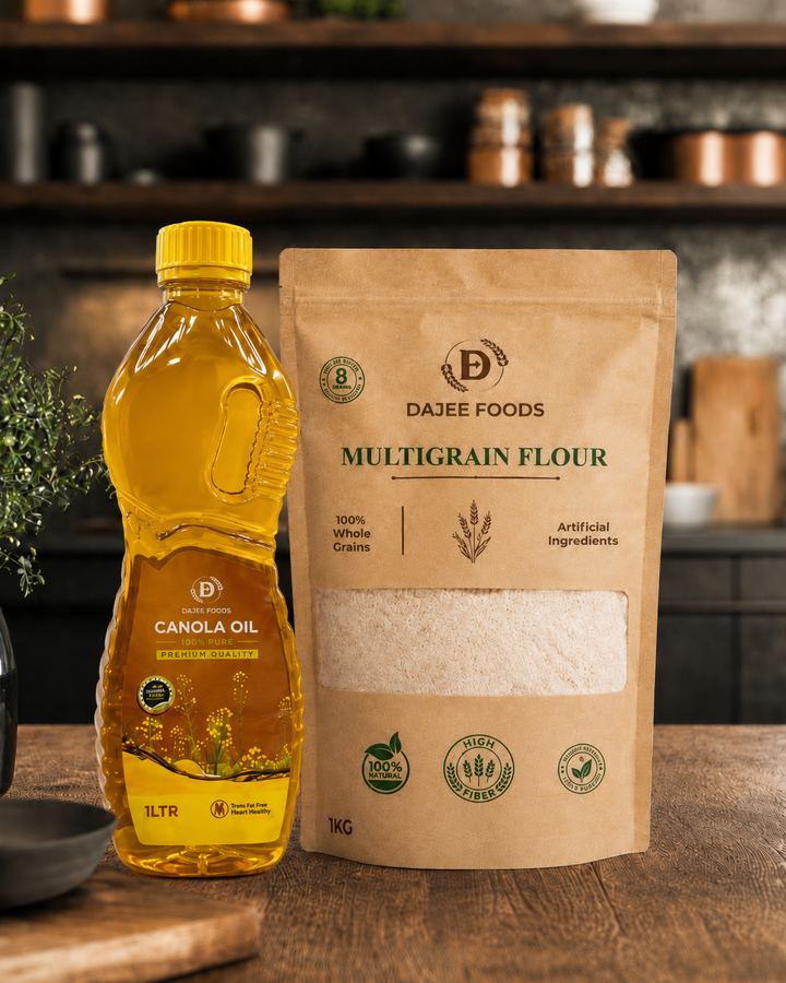 Multigrain Flour (1 kg) + Canola Oil (1 L)