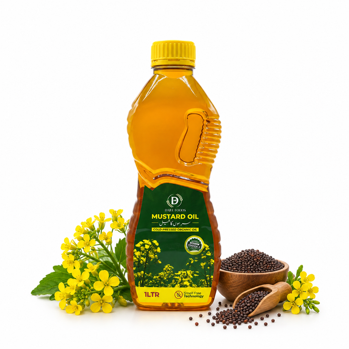Mustard (سرسوں) Oil | 100% Pure, Cold-Pressed & Unrefined