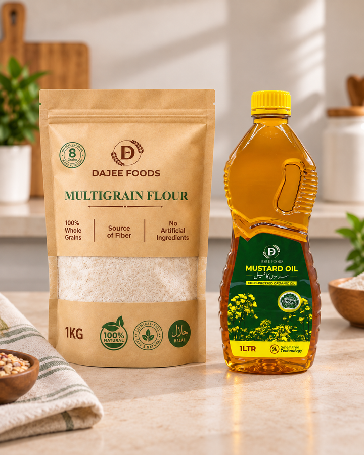 Multigrain Flour (1 kg) + Mustard Oil (1 L)