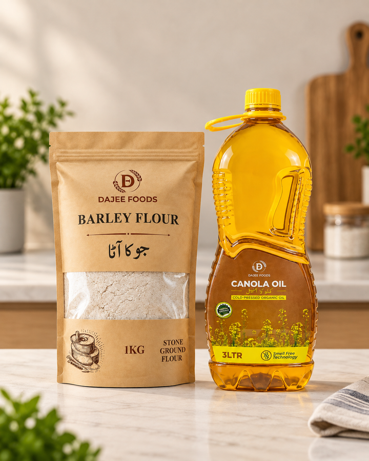 Barley Flour (1 kg) + Canola Oil (3 L)