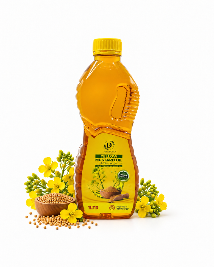 Yellow Mustard (سرسوں) Oil | 100% Pure, Cold-Pressed & Unrefined