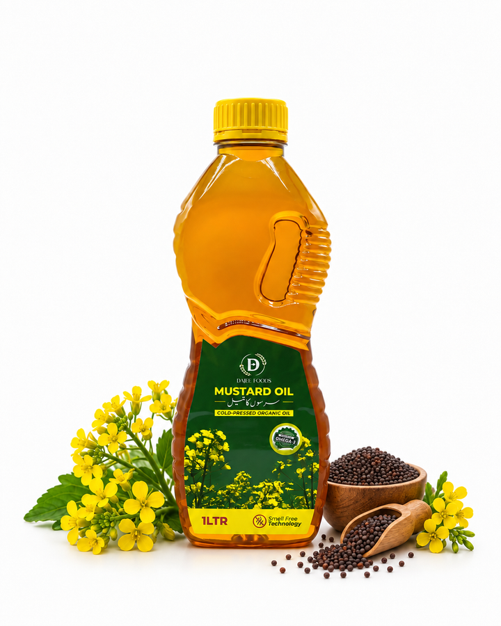Mustard (سرسوں) Oil | 100% Pure, Cold-Pressed & Unrefined