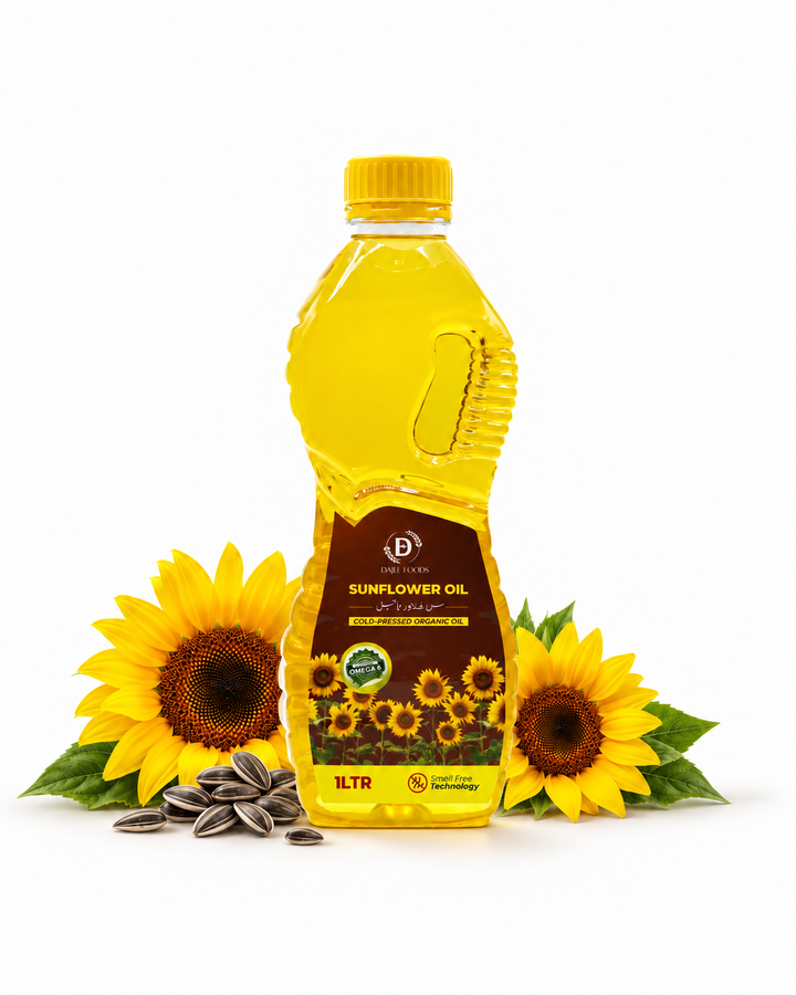Sun Flower (سورج مکھی) Oil | 100% Pure, Cold-Pressed & Unrefined