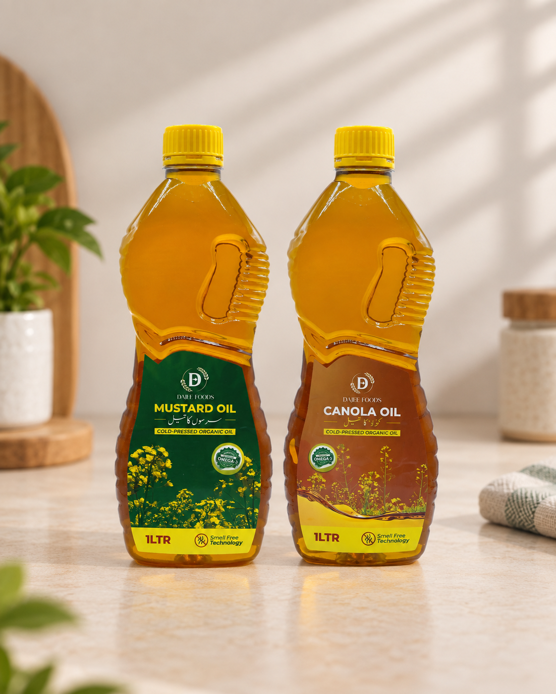 1L Mustard oil + 1L Canola Oil