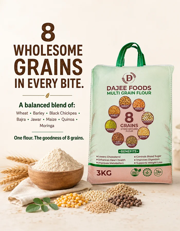 Multigrain Flour | 100% Natural, Stone-Ground & Whole Grain